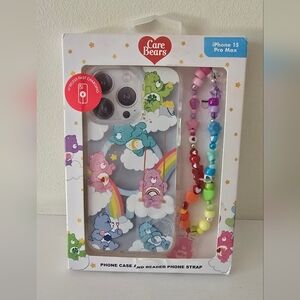 Care Bears iPhone 15 Pro Max Case with Beaded Strap – New in Box